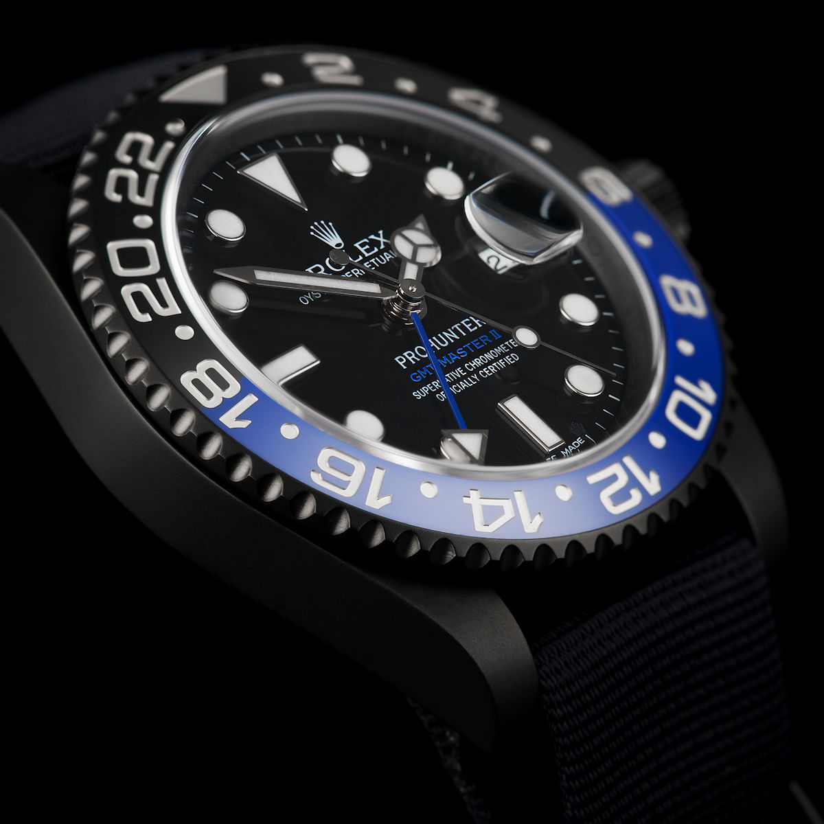 Stealth Military GMT-Master II Blue